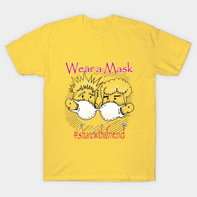 Wear a Mask T-Shirt by Sofiia Golovina